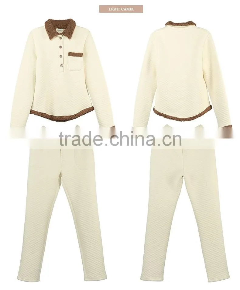 Chineses top Qianxiu brand wholesale winter ladies sleepwear