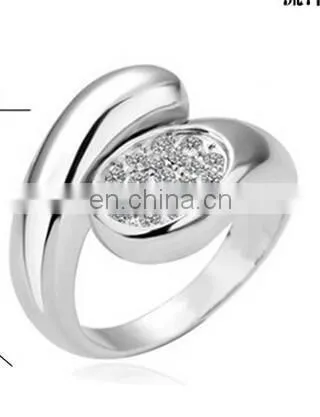 2017 New Arrival Luxury Wedding Rings Jewelry Geometry Shape CZ Ring Feminino Bijoux