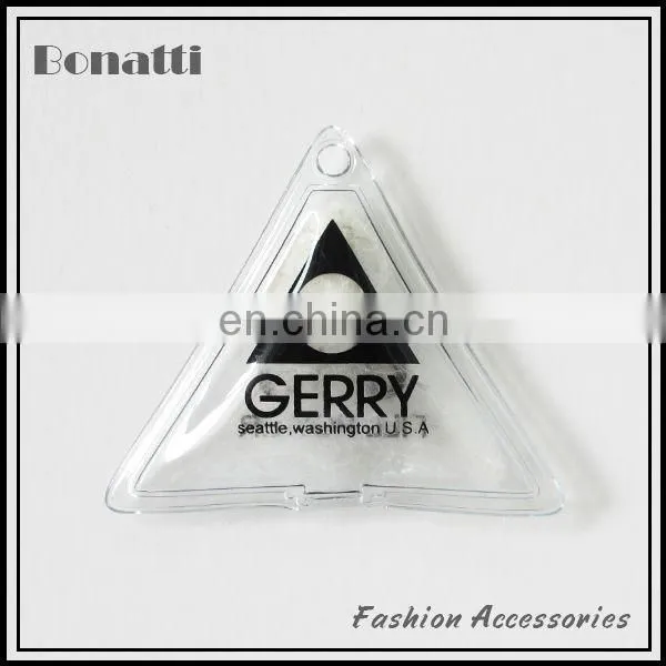 PVC down feather label for garment