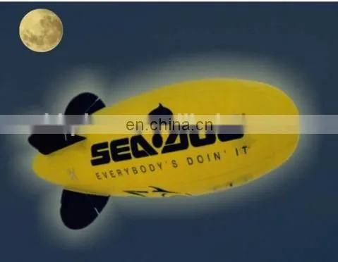 Flying Blimps Helium Balloon,Inflatable Flying Commercial airship/airplane/aircraft