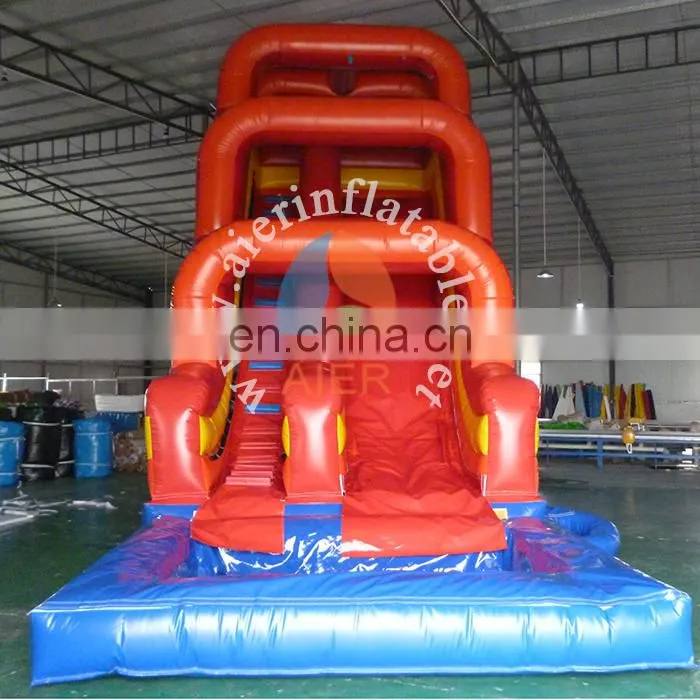High quality water slide / cheap telescopic slide kids indoor slide / red inflatable water slide for sale