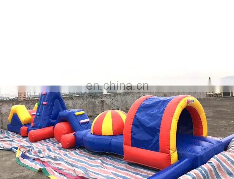 Popular giant swimming pool inflatable floating obstacle