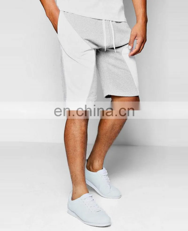 2015 Custom Cotton Fleece Gym Fitness Shorts/Mens Plain Bodybuilding Gym