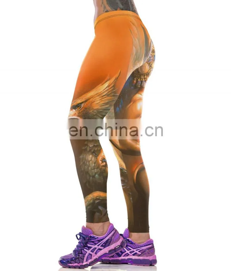 Lady workout pants sport fitness yoga leggings for women