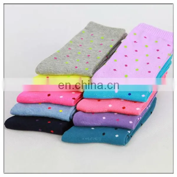 spots printed women socks