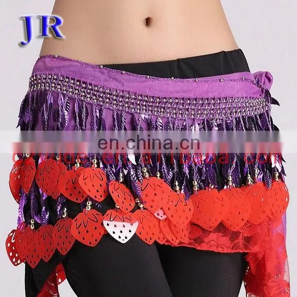 Special big sequins tassel performance belly dance belt scarf for women Y-2023#