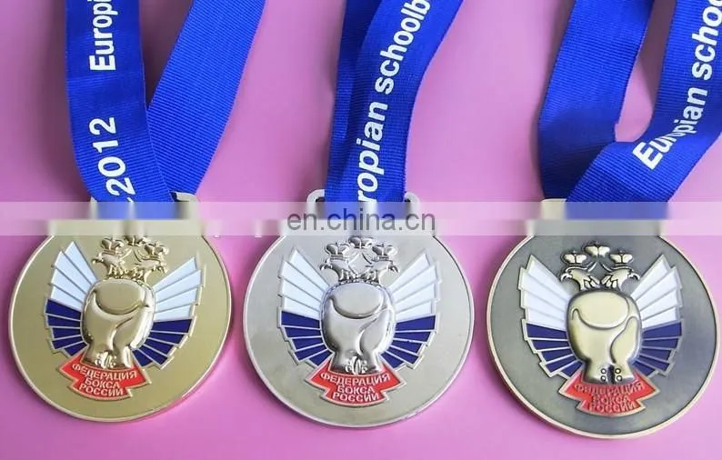 Cheap Wholesale Zinc Alloy Custom Award Medal With Ribbon Factory Direct Made Quality Bronze Profession Medal Award Supplier