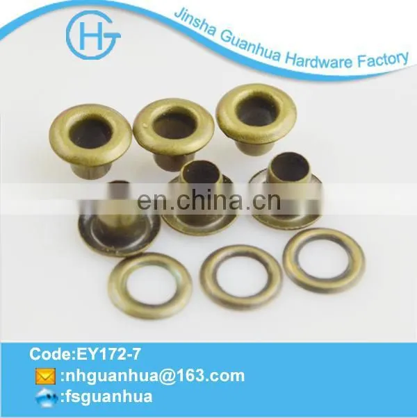 Manufactory price red copper eyelet in Guanhua for shoes