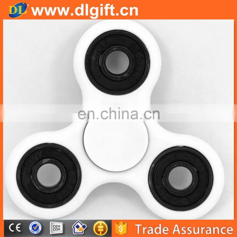 anti stress cheap plastic ceramic finger fidget spinner spinning top toy