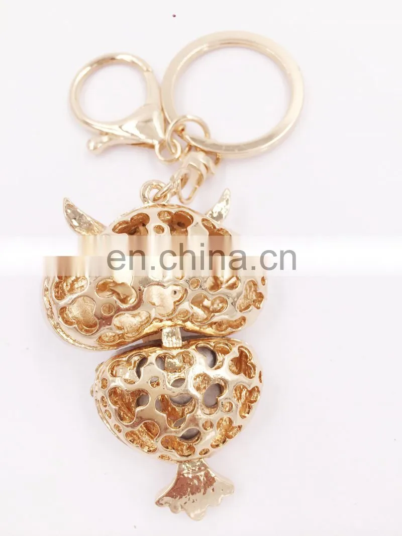 Fashion Cute Owl Keychain Key Chain Ring Holder Gift Women Bag Pendant