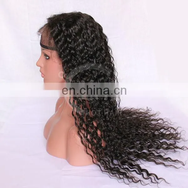 2014 virgin lace wigs natural looking beauty virgin brazilian hair full lace wig for black women