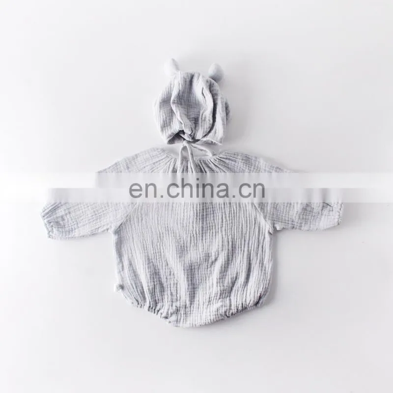Baby Fashion Soft Rompers Full Sleeve Baby Bamboo Cotton Romper