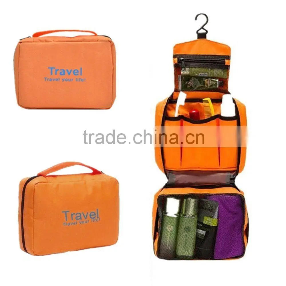 Portable Toiletry Bag Wash Bag Bathroom Hanging Bag Travel Bag Zipper Storage Bag Drawer Dividers Cosmetic Makeup Pouch with Mu