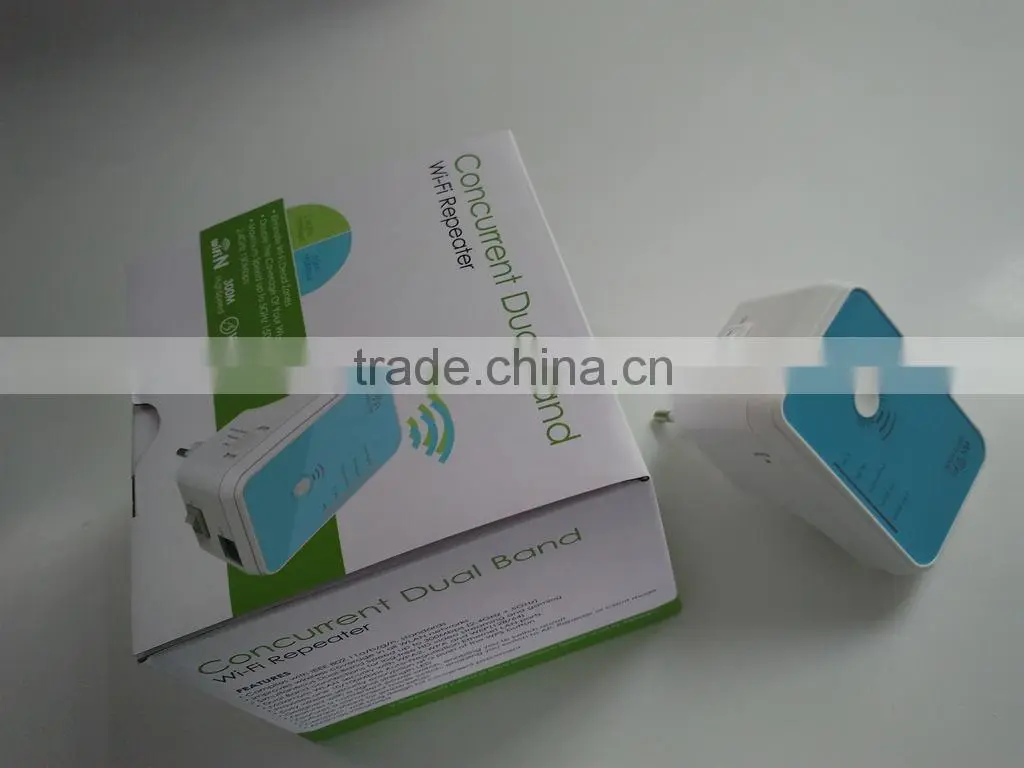 wifi extender dual band with power plug 300M