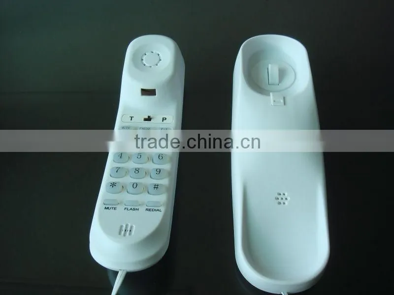 wall mountable telephone set; cute trim line phone;slim corded telephone