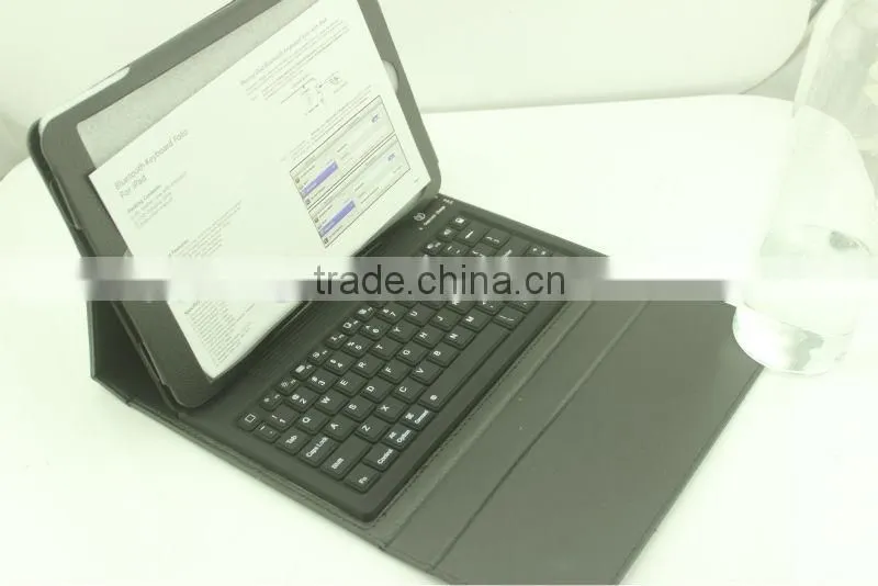 2014 New arrival! Stand PU Leather Case with Wireless Keyboard for 7.9'' Tablet PC,Bluetooth Keyboard For iPad 5