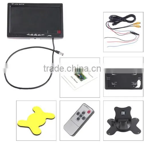 Cheap ! 7 Inch TFT LCD Car Rear View Camera,7 inches tft lcd color monitor