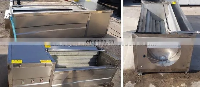 China hot selling sweet potato washing machine/ sweet potato cleaning machine/ industrial sweet potato washer