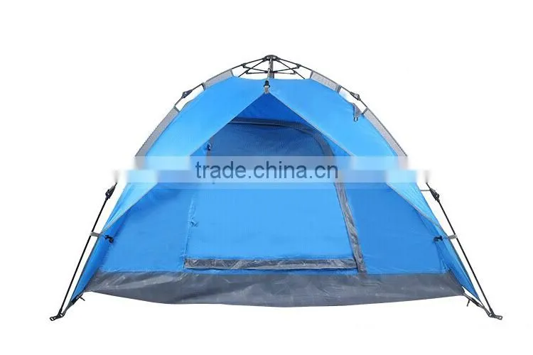 TOOTS 3-4 Person Double Layer Polyester Family Camping Tent With Fiberglass Pole