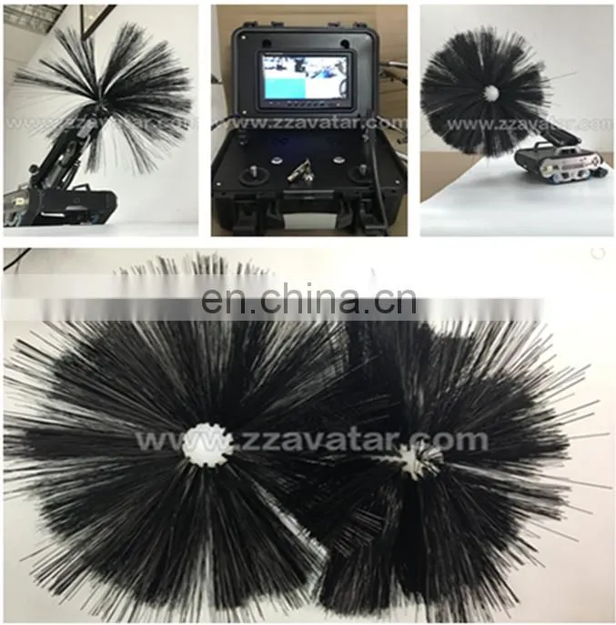 Telescopic Lifting Design Robot Duct Cleaning Equipment For 1m Height Duct