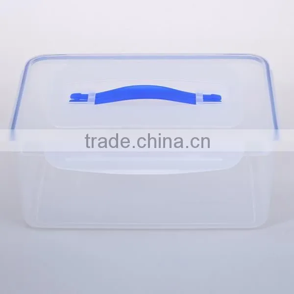 Rectangle PP microwave safe seal box /vacuum seal lunch box
