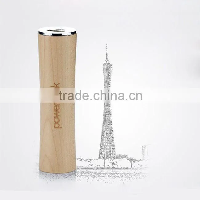 Wholesale alibaba 2600mah wooden power bank usb charger