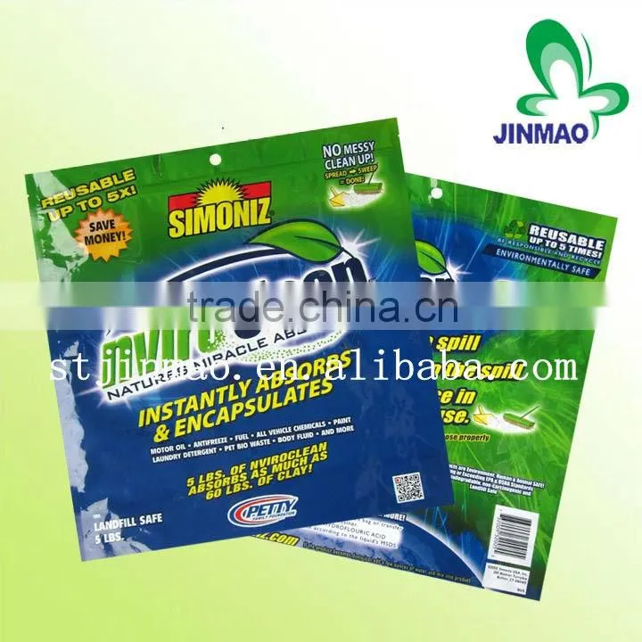 Salable super clean packaging bag with portable hole