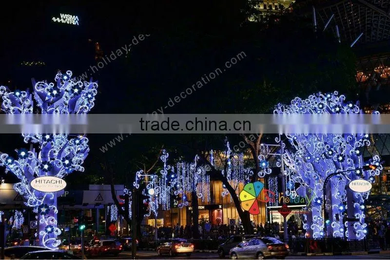 Across street light for outdoor light decoration
