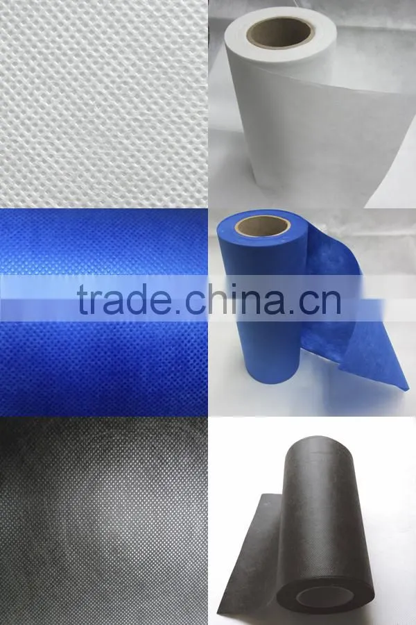 High strength PET polyester spunbonded nonwoven fabric with spotted pattern