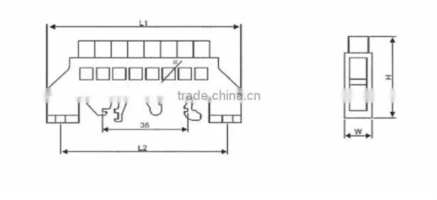 MTB-12 Brass screw terminal block connector