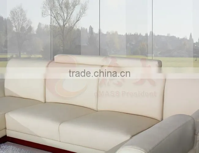 EM-ls6000 alibaba usa designs u shaped pu modern sofa
