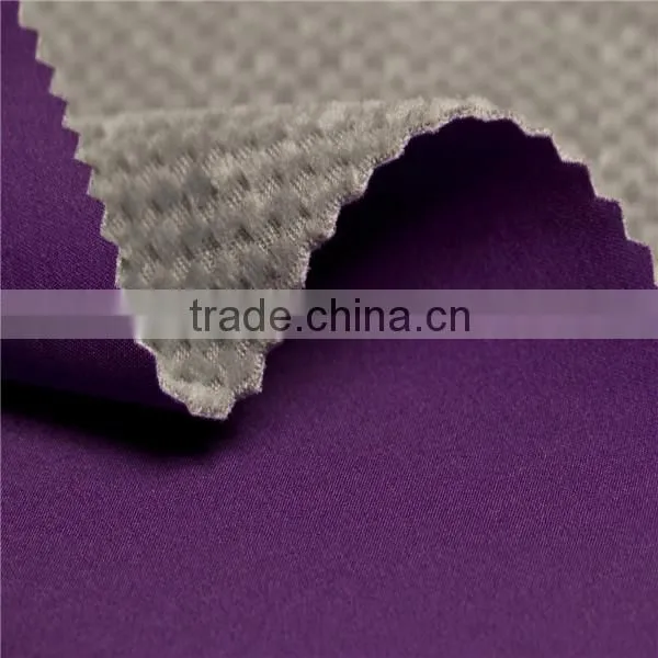 emboss polar fleece 3 layer laminated stretch softshell jacket fabric