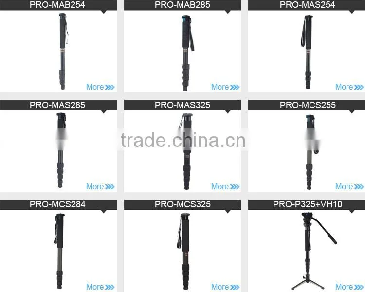 Low Price aluminium telescopic tube products Professional monopod for camera