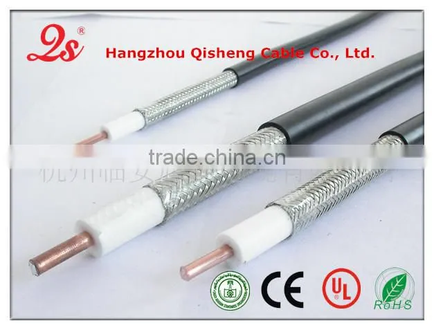 75 ohm coaxial cable RG6 Low db Loss cable and wire for CATV satellite system CE RoHS UL approved vga cable