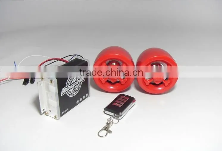 Waterproof with 2.5inch remote control for motorcycle mp3 player
