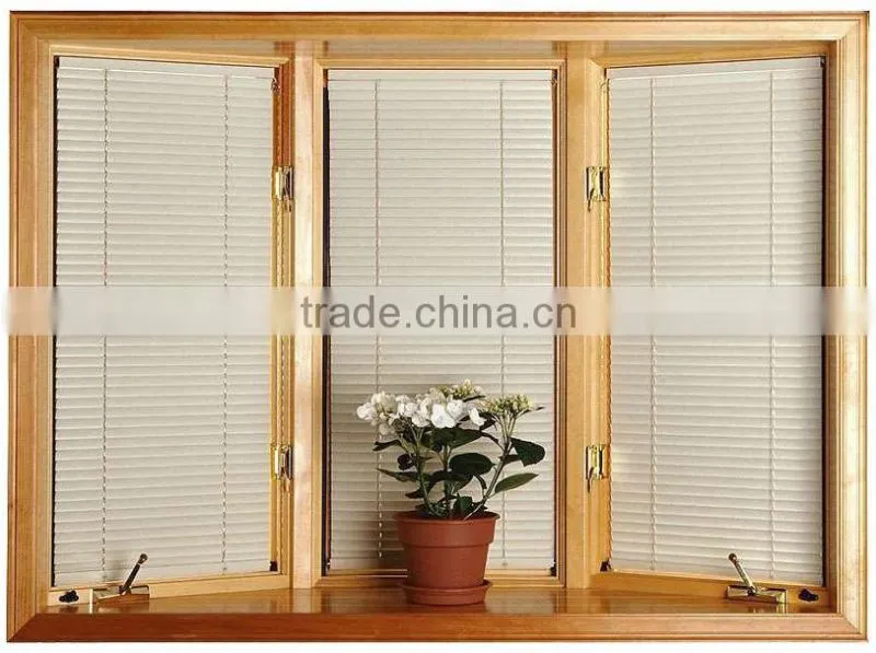 wood glass balcony window/windows model in house