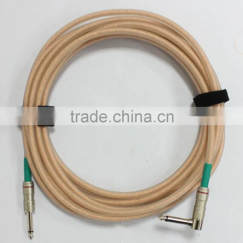 Premium Instrument guitar Cable 1/4 " mono electric guitar cable
