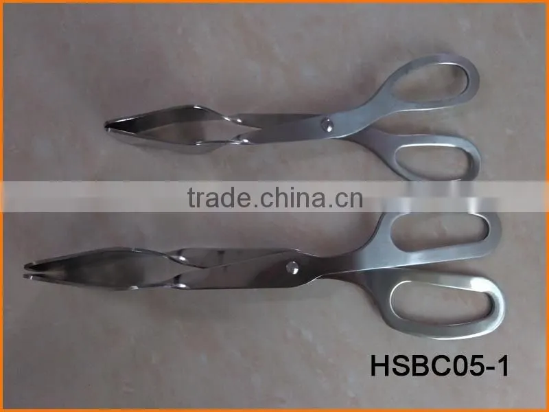 HSBC05 Stainless Steel Scissors Shape Food Clips and Salad Clips -- 8 Inch and 10 Inch