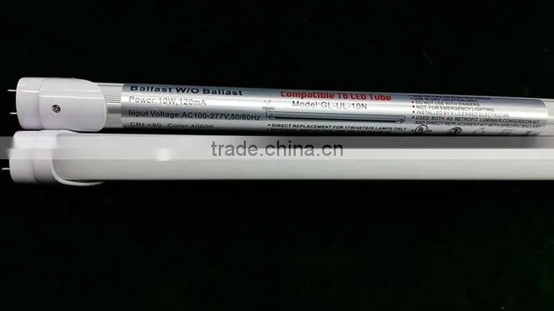 ul t8 tube, 18w T8 led tube
