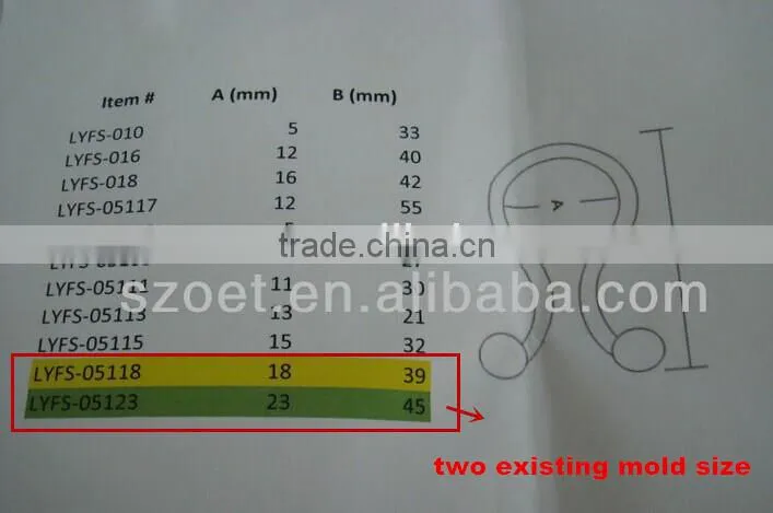 Plastic Material wire mounting clips