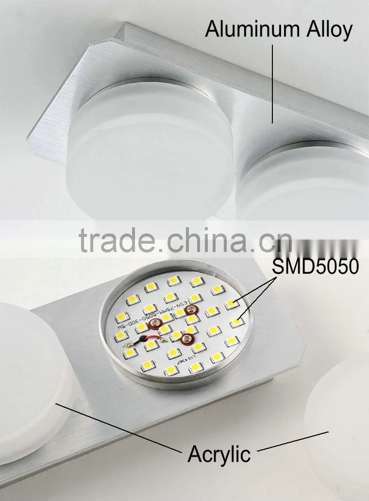 Multifunctional design led lighting red ceiling lamp