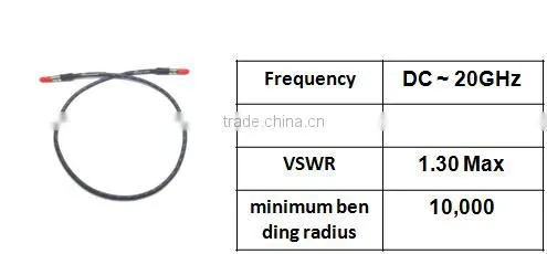 Best price High frequency Waterproof RF Testing Cable