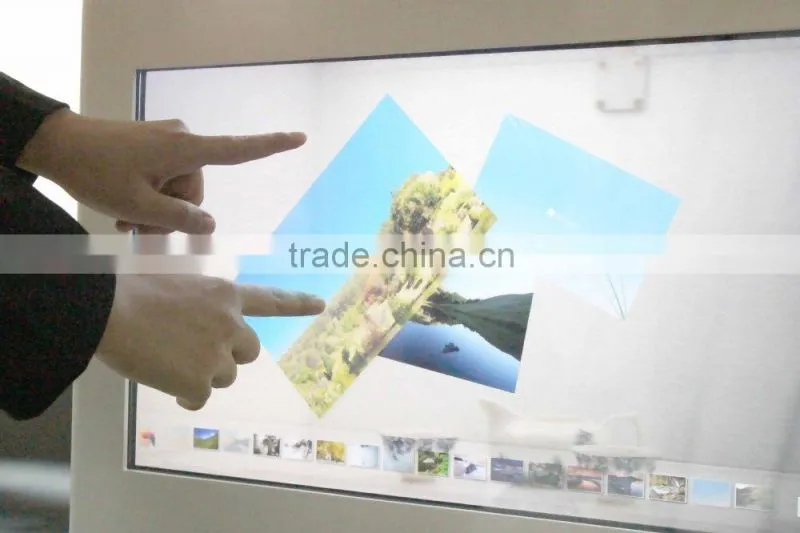 19" transparent lcd display holobox display for exhibition