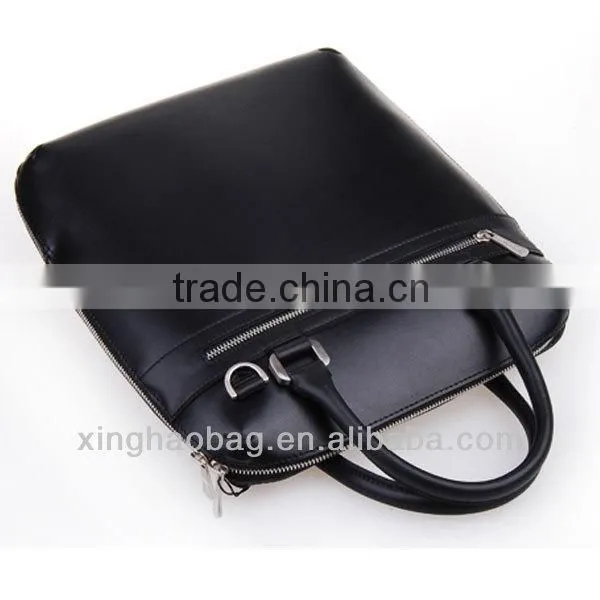 Custom Top quanlity design colour leather men briefcase