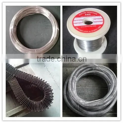 Cr15Ni60 Nichrome Alloy Eletrothermal Coil Strip,Sable Resistance for Heating Element