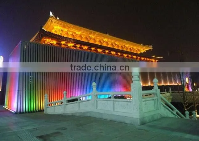 OEM durable 18w aluminium wall surface led outdoor wall washer lamp shade