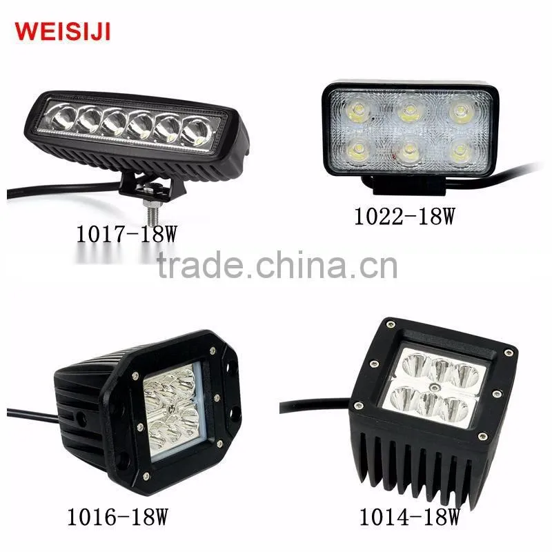 Super brightness and wholesales price 18w 4.3 inch led work light on tractor