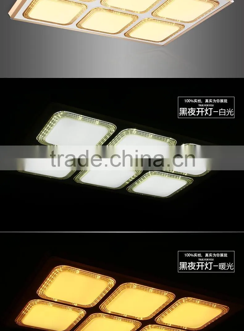 Aluminum alloy frame lighting China led ceiling acrylic ceiling lamp