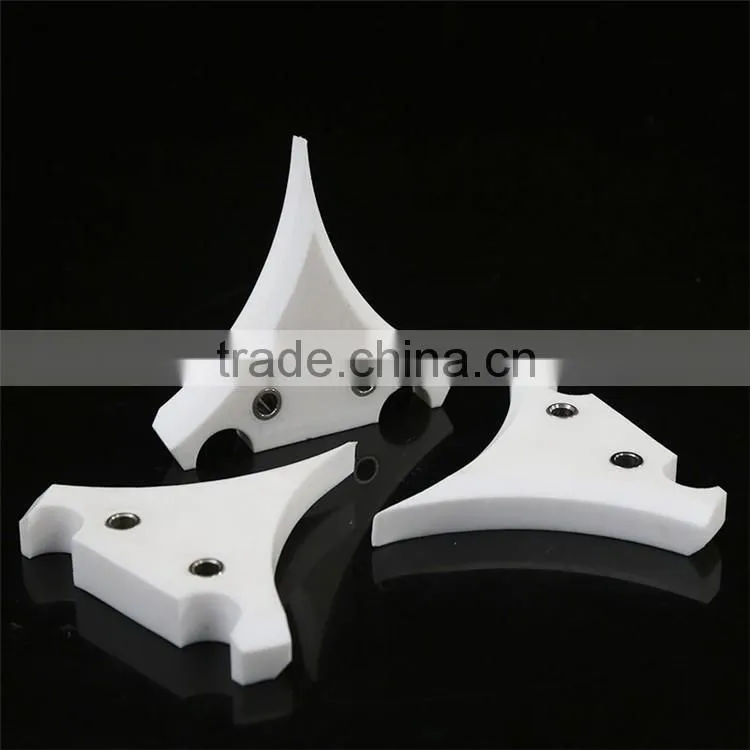Factory customized good performance cnc machining pulley precision plastic ptfe teflon cnc parts