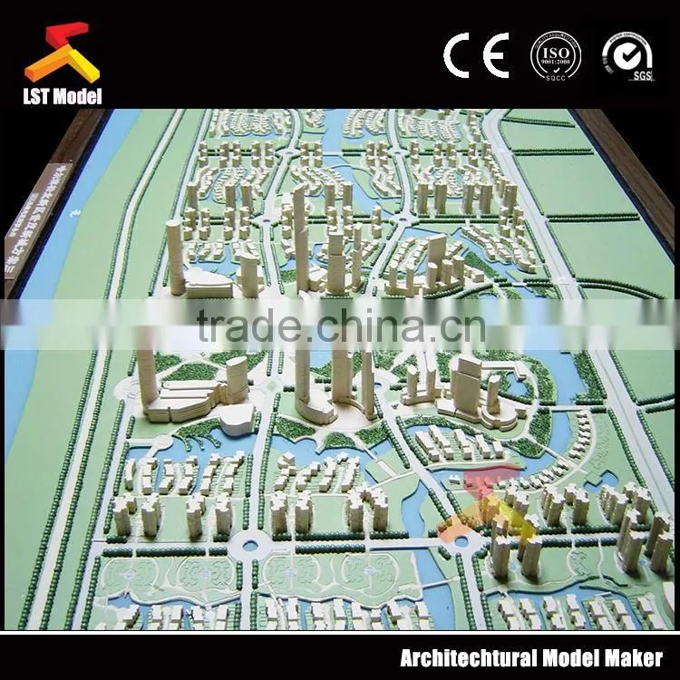 3D maquette building models for real estate developer